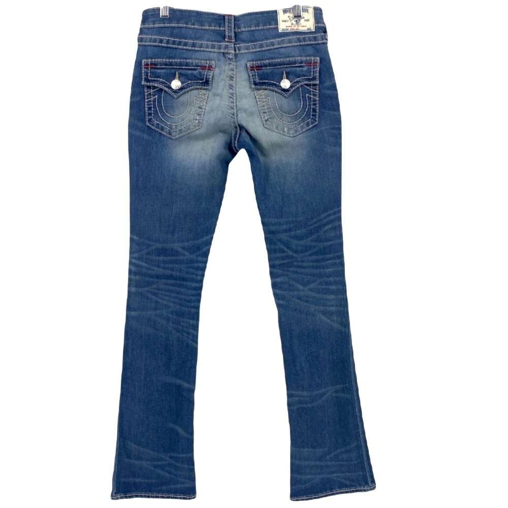 True religion distressed boot cut jeans Size 27
